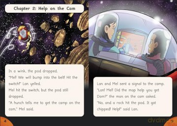 Phonic Books Mel on Mars: Adjacent consonants and consonant digraphs, suffixes -ed and -ing (Phonic Books Catch-up Decodable Readers) - Phonic Books [KSIĄŻKA]