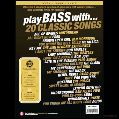 Play Bass With 20 Classic Songs [KSIĄŻKA]