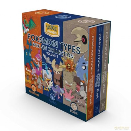 Pokmon Primers Type Box Set Collection, Volume 3: Fighting, Flying, Rock: 22 - Pikachu Press [KSIĄŻKA]