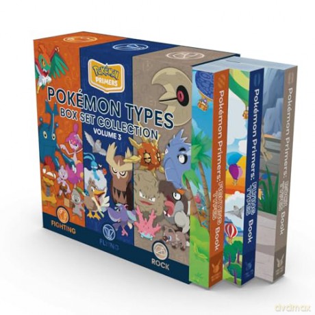Pokmon Primers Type Box Set Collection, Volume 3: Fighting, Flying, Rock: 22 - Pikachu Press [KSIĄŻKA]