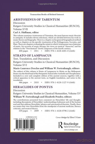 Praxiphanes of Mytilene and Chamaeleon of Heraclea: Text, Translation, and Discussion (Rutgers University Studies in Classical Humanities) - Andrea Martano [KSIĄŻKA]