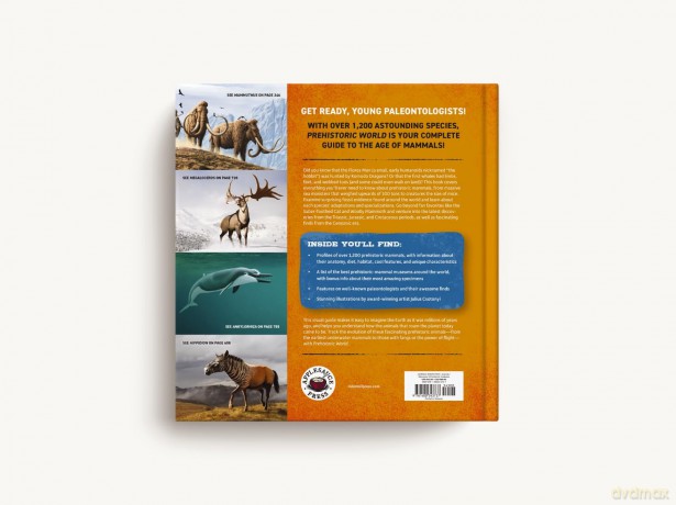 Prehistoric World: Over 1,200 Incredible Mammals and Discoveries from the Mesozoic and Cenozoic (A Comprehensive Prehistoric Encyclopedia) - Aaron Woodruff [KSIĄŻKA]