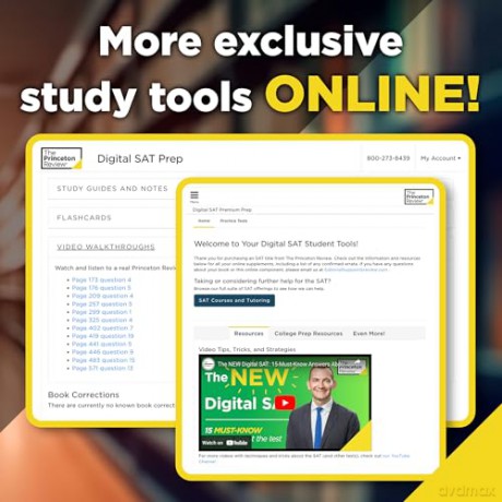 Princeton Review PSAT/NMSQT Prep, 2025: 3 Practice Tests + Review + Online Tools for the Digital PSAT (College Test Preparation) - Princeton Review [KSIĄŻKA]