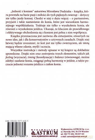 Jedność Z Koniem Partnerstwo Z Koniem I Sztuka Ujeżdżenia - Mirosław Dudziak [KSIĄŻKA]