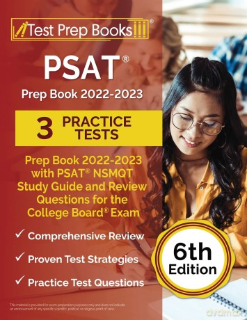 PSAT Prep Book 2022-2023 with 3 Practice Tests: PSAT NSMQT Study Guide and Review Questions for the College Board Exam (6th Edition) - Joshua Rueda [KSIĄŻKA]