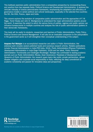 Public Governance Dynamics: Comparative Administrative Systems - Anupama Puri Mahajan [KSIĄŻKA]