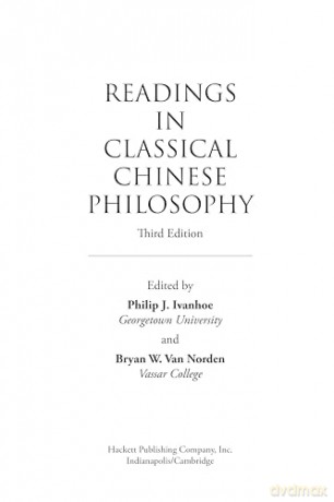 Readings in Classical Chinese Philosophy - Edited by Philip J Ivanhoe [KSIĄŻKA]