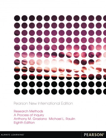 Research Methods: A Process of Inquiry: Pearson New International Edition: A Process of Inquiry - Michael Raulin [KSIĄŻKA]