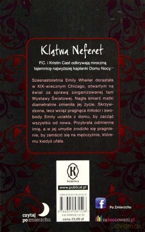 Klątwa Neferet Dom Nocy - P.C Cast,Kristin Cast [KSIĄŻKA]