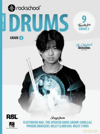 Rockschool Drums Grade 2 (2024). Includes Audio Online [KSIĄŻKA]