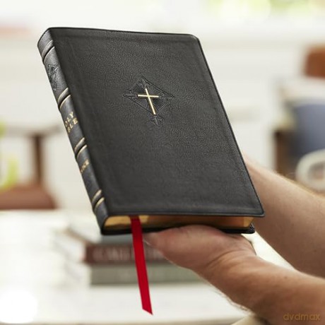 RSV2CE, Thinline Large Print Catholic Bible, Black Leathersoft, Comfort Print - Catholic Bible Press [KSIĄŻKA]