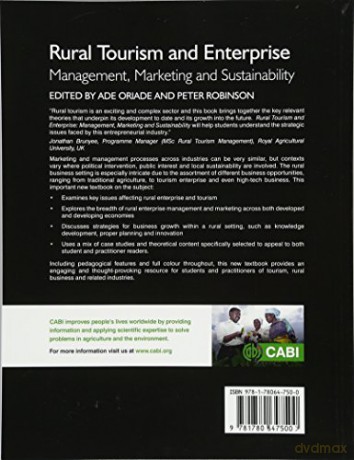 Rural Tourism and Enterprise: Management, Marketing and Sustainability (CABI Tourism Texts) - Ade Oriade [KSIĄŻKA]