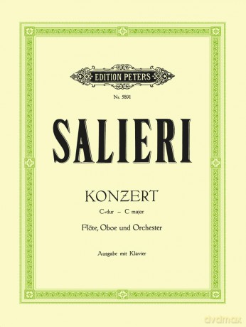 Salieri: Concerto in C for Flute, Oboe and Orchestra (EP5891) (Edition Peters) - Antonio Saliei [KSIĄŻKA]