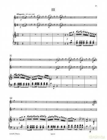 Salieri: Concerto in C for Flute, Oboe and Orchestra (EP5891) (Edition Peters) - Antonio Saliei [KSIĄŻKA]