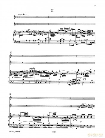 Salieri: Concerto in C for Flute, Oboe and Orchestra (EP5891) (Edition Peters) - Antonio Saliei [KSIĄŻKA]