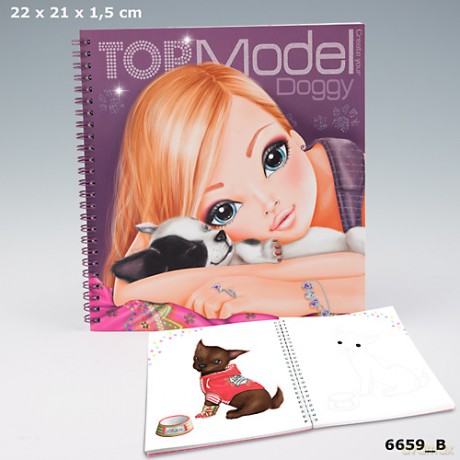 Kolorowanka Doggy Topmodel [ZABAWKA]