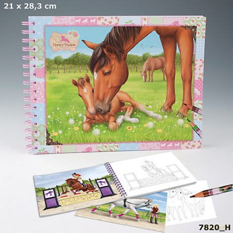Kolorowanka Z Konikiem Horses Dreams [ZABAWKA]