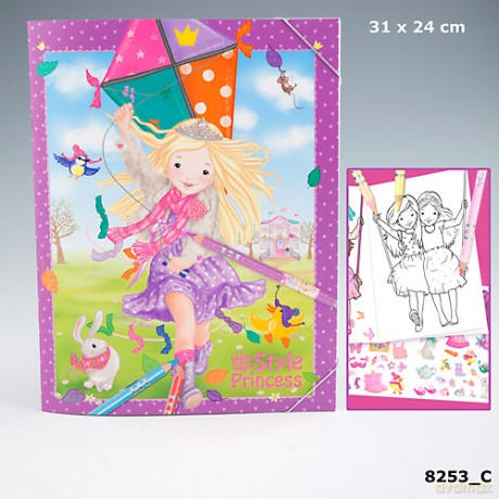 Kolorowanka Z Naklejkami My Style Princess [ZABAWKA]