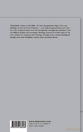 Scripture and Theology: Historical and Systematic Perspectives: 201 (Theologische Bibliothek Topelmann, 201) - Tomas Bokedal [KSIĄŻKA]