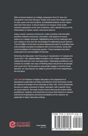 Sexual Violence on Campus: Power-Conscious Approaches to Awareness, Prevention, and Response (Great Debates in Higher Education) - Chris Linder [KSIĄŻKA]