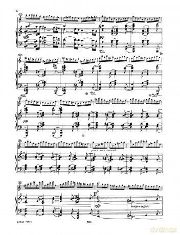 Sinding: Suite in A minor Op.10 (Violin and Piano) (EP2477A) (Edition Peters) - Carl Flesch [KSIĄŻKA]
