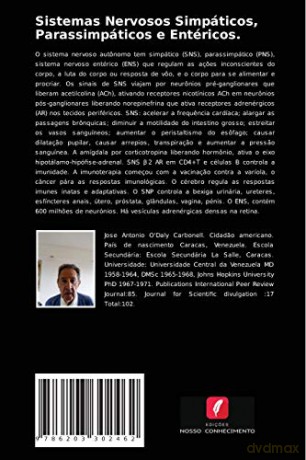 Sistemas Nervosos Simpáticos, Parassimpáticos e Entéricos.: Sistemas Nervosos Autonómicos, Entéricos - Jose O'Daly [KSIĄŻKA]