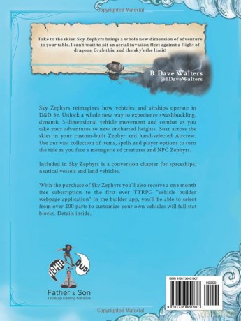 Sky Zephyrs: Gaumr and Sattva's Comprehensive Guide to Airships and Sky Combat for 5th Edition: Vehicle Combat System for DnD 5e - Bodhi Kambouris [KSIĄŻKA]