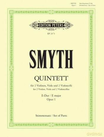 Smyth: Streichquintett (2 Violins, Viola and 2 Cellos) (EP2171) - Ethel Smyth [KSIĄŻKA]