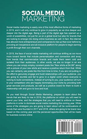 Social Media Marketing: How to Dominate Your Niche in 2019 with Your Small Business and Personal Brand Using Instagram Influencers, YouTube, Facebook Advertising, LinkedIn, Pinterest, and Twitter - Matt Golden [KSIĄŻKA]