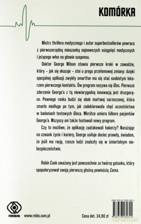 Komórka - Robin Cook [KSIĄŻKA]