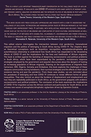 South African-Based African Migrants' Responses to COVID-19: Strategies, Opportunities, Challenges and Implications - Pineteh Angu [KSIĄŻKA]