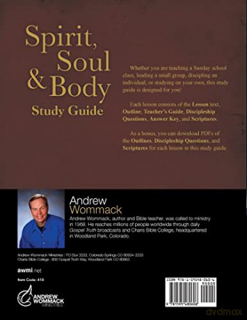 Spirit, Body, and Soul Study Guide - Andrew Wommack [KSIĄŻKA]