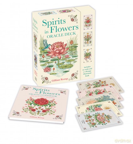 Spirits in Flowers Oracle Deck: Includes 52 cards and a 128-page illustrated book - Gillian Kemp [KSIĄŻKA]