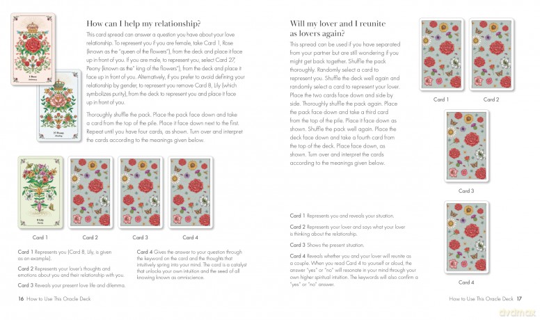 Spirits in Flowers Oracle Deck: Includes 52 cards and a 128-page illustrated book - Gillian Kemp [KSIĄŻKA]