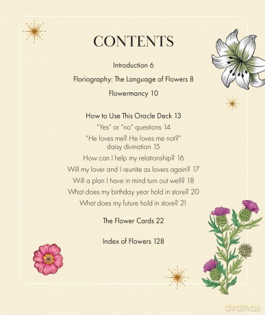 Spirits in Flowers Oracle Deck: Includes 52 cards and a 128-page illustrated book - Gillian Kemp [KSIĄŻKA]