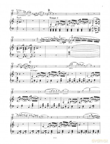 Spohr: Concerto No. 8 in A minor Op.47 (Violin and Piano) (EP1098D): In the Form of a Vocal Scene (Edition Peters) - Spohr [KSIĄŻKA]