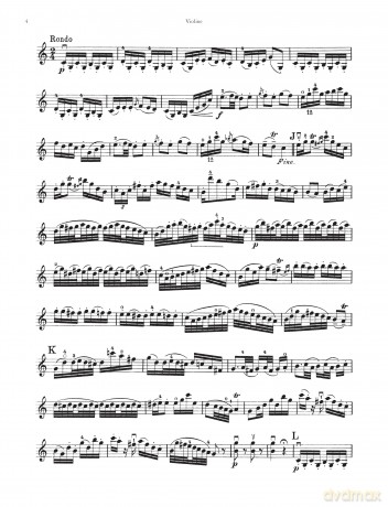 Stamitz: 6 Duos Op.19 (Violin and Cello) (EP5952): Set of Parts (Edition Peters) - Carl Stamitz [KSIĄŻKA]