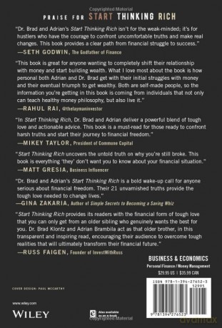 Start Thinking Rich: 21 Harsh Truths to Take You from Broke to Financial Freedom - Brad Klontz [KSIĄŻKA]