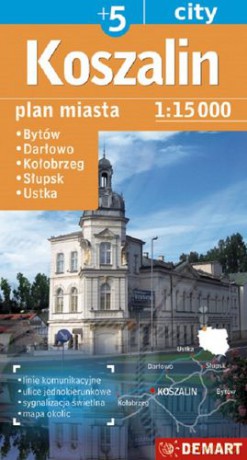 Koszalin Słupsk Mapa Samochodowa 1:15 000 [KSIĄŻKA]