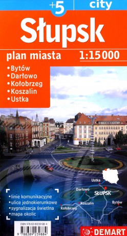 Koszalin Słupsk Mapa Samochodowa 1:15 000 [KSIĄŻKA]