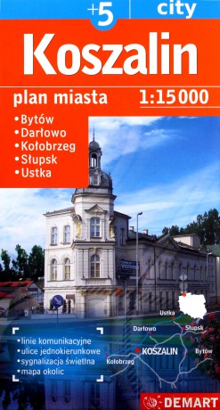 Koszalin Słupsk Mapa Samochodowa 1:15 000 [KSIĄŻKA]