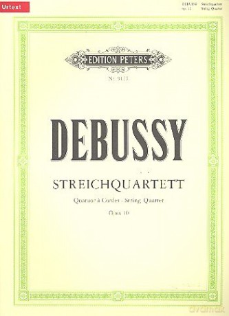 String Quartet Op.10 (Parts) - Debussy [KSIĄŻKA]