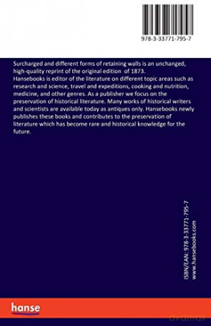 Surcharged and different forms of retaining walls - James S Tate [KSIĄŻKA]