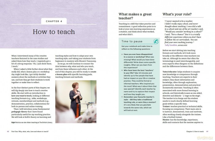 Teaching Creative Workshops In Person and Online - Patricia van den Akker [KSIĄŻKA]