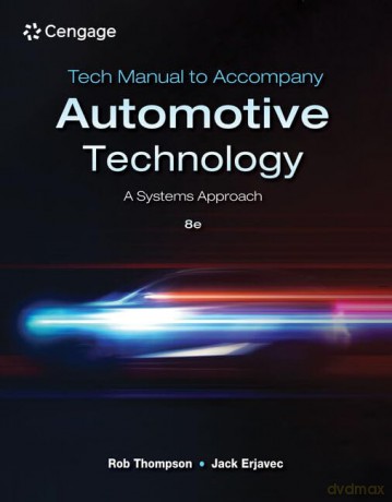 Tech Manual for Thompson/Erjavec's Automotive Technology: A Systems Approach - Rob Thompson [KSIĄŻKA]
