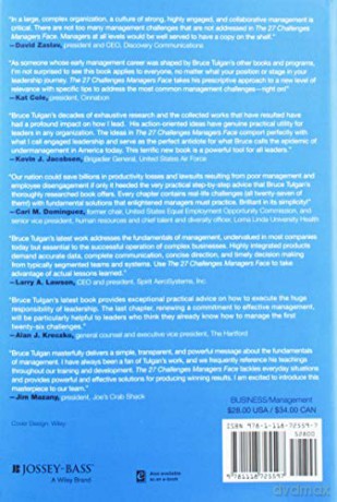 The 27 Challenges Managers Face: Step-by-Step Solutions to (Nearly) All of Your Management Problems - Bruce Tulgan [KSIĄŻKA]