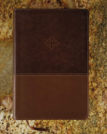 The Amplified Study Bible, Leathersoft, Brown, Thumb Indexed: Amplified Study Bible, Brown, Imitation Leather, Ribbon Marker, Large Print - Zondervan [KSIĄŻKA]