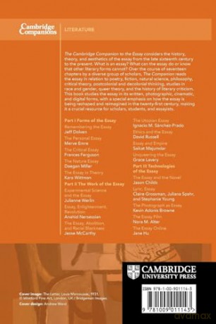 The Cambridge Companion to The Essay (Cambridge Companions to Literature) - Kara Wittman [KSIĄŻKA]