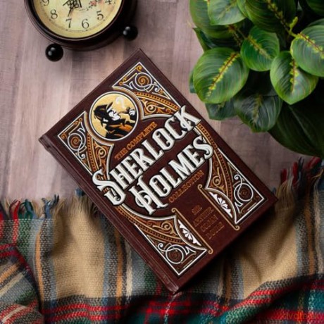 The Complete Sherlock Holmes Collection (Leather-bound Classics) - Sir Arthur Conan Doyle [KSIĄŻKA]
