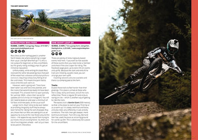 The Dirt Directory: The ultimate guide to the UK's bike parks, trail centres and purpose-built mountain biking trails - Hannah Collingridge [KSIĄŻKA]